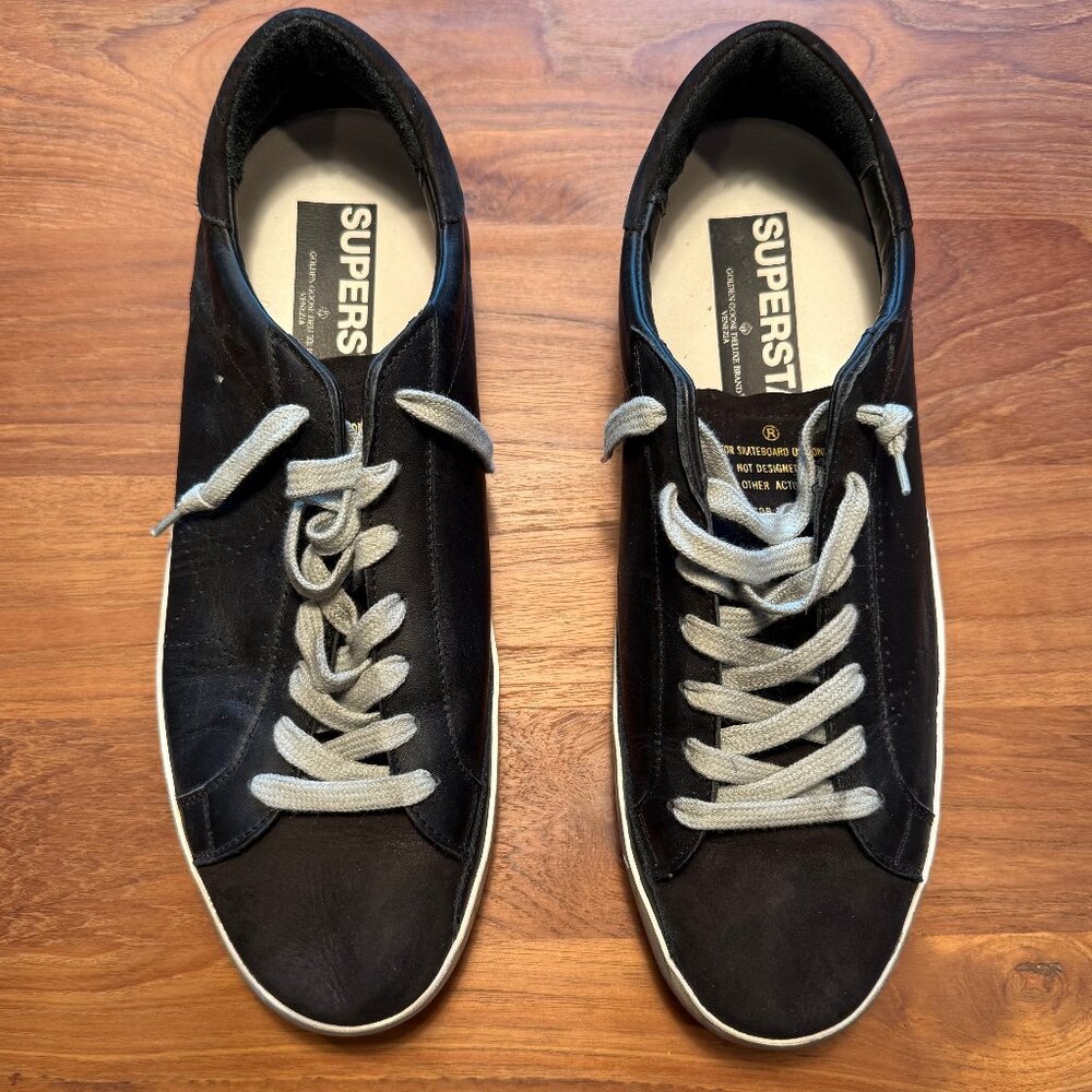 Golden Goose Perforated Skate Superstar‎ Sneakers Men's Size 45/US 12